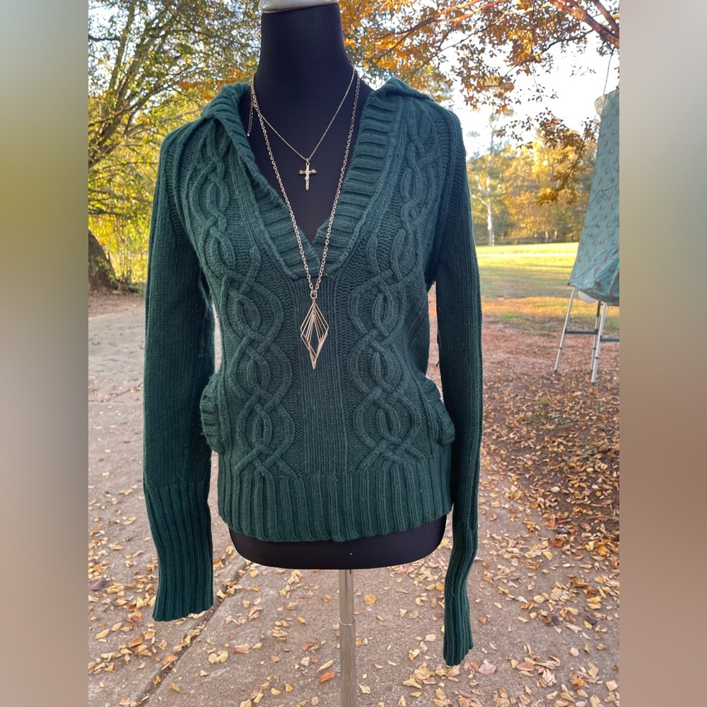 Hunter green American Eagle Sweater